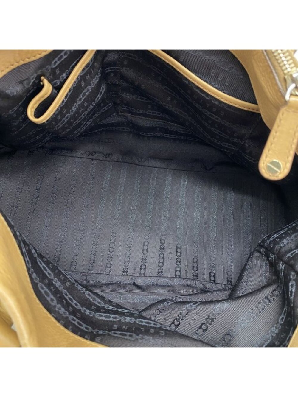 Celine Tote Leather Light Brown Champagne Gold - Picture 4 of 10